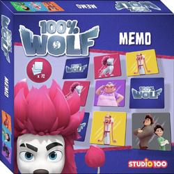 100 % Wolf - Memo spel - 72 kaartjes